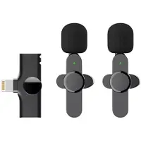 Lippa Dual Wireless Lavalier Microphone With Lightning Connector