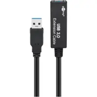 Goobay 5m USB 3.0, 5 m, USB A, USB A, USB 3.2 Gen 1 (3.1 Gen 1), Männlich/Weiblich, Schwarz