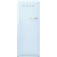 Smeg FAB28LPB5 Freistehendes KÃ1/4hlgerät mit Gefrierfach, 244 l Nutzinhalt KÃ1/4hlteil, 26 l Nutzinhalt Gefrierteil, 60,1 cm Breite, 4 Sterne, 38 dB Geräuschemissionen, Inverter-Motor