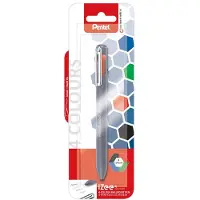 Pentel XBXC470DC/1 iZee Kuglepen 4-farver 1mm sort,rd,bl,grn