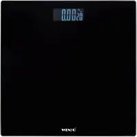Wenko Personen Waage LCD Körper Digitale Gewicht wiegen Bad WC bis 150 Kg