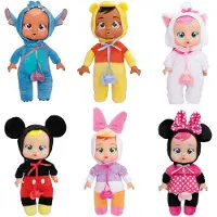 Tutti Bambini Cry Babies Disney 9" Pl?sch-Babypuppe Tiny Cuddles, inspiriert von Disney Mickey Mouse, die echte Tr?nen weint, f?r Kinder ab 18 Monaten