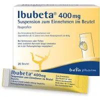 Ibubeta 400 mg Suspension zum Einnehmen im Beutel 20 St