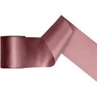 Party Deco Geschenkband Satinband dunkelaltrosa 100mm / 25 Meter