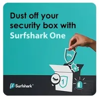 Surfshark ONE VPN + Antivirus | 1 Jahr | 5 Geräte - beliebig viele Geräte für VPN, 5 Geräte für Antivirus