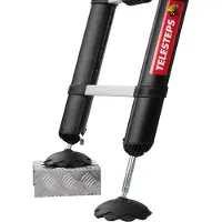 Telesteps 9190-101 Verstellbare Sicherheitsfüße Prime Line - 225 mm - Schwarz
