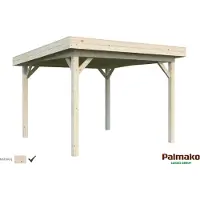 Palmako Carport/Pavillon Connect Lenna 8,3 m² naturbelassen
