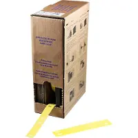 Brady BM-10x60-348-YL, Kabelanhänger fürs Verkehrswesen, Polyolefin, Gelb, Matt, 10.00 x 60.00 mm