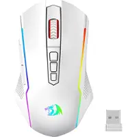 Redragon M914W-RGB NIX, RF Wireless + Bluetooth + USB Type-C, Weiß