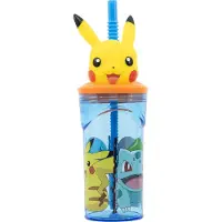 Stor Pokemon "Pikachu & Friends" 3D Figur (360 ml) - Trinkbecher