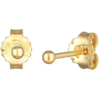 Elli Ohrringe 925 Sterling Silber Kugel in Gold | Gr.: onesize