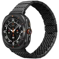 Pitaka SAW2402, Band, Smartwatch, Schwarz, Samsung, Galaxy Watch Ultra, Karbonfaser