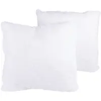 OTTO Fellkissen "Dekokissen Aimee 625 2er-Set", weiß, B:45cm L:45cm, Polyester, Dekokissen_Sitzkissen_Kissenhüllen, Fellkissen, Kissen inkl. Füllung mit flauschigem Stoffbezug