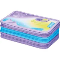 Herlitz TriCase 31 tlg. Little Monster, 31 Stück(e), Blau, Lila, Gelb, Polyester, Polyvinylchlorid (PVC), 190 mm, 70 mm, 115 mm