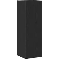 vidaXL Wand-TV-Schrank Schwarz Eichen-Optik 30,5 x 30 x 90 cm