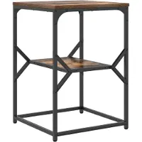 vidaXL Beistelltisch Geräucherte Eiche 41 x 40 x 60 cm