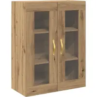 vidaXL Wandschrank Artisan-Eiche 69,5 x 34 x 90 cm Holzwerkstoff