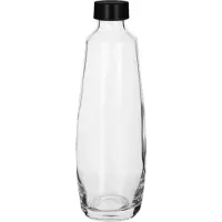 SodaStream 3000090, Karbonisiererflasche, Schwarz, Transparent, Glas, 1000 ml, 1 Stück(e), 213 mm