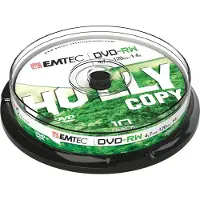 Emtec ECOVRW47104CB, DVD-RW, Tortenschachtel, 10 Stück(e), 4,7 GB