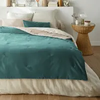 La redoute interieurs Gesteppte Tagesdecke Velvet, Baumwollsamt/leinen-mix Uni