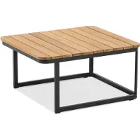 Niehoff Malta Loungetisch Aluminium/Teak