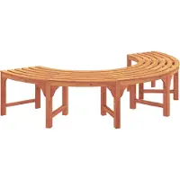 vidaXL Baumbank 4-Sitzanzahl 210 x 80 x 45 cm Massives Eukalyptus Holz