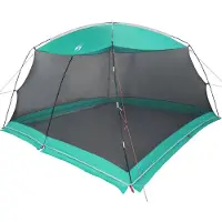 vidaXL Moskitonetz-Zelt mit Dach Meergrün 380 x 380 x 225 cm