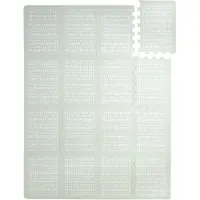 Hakuna Matte Foam Puzzlematte - Joy Hygge Grau 122x170cm