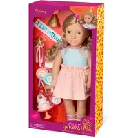 Our Generation Romy Geburtstags-Puppe, 46 cm, mit Torte und Zubehör
