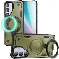 Nalia Stormguard - Stossfeste Armor Ring Hülle für MagSafe - Military Kickstand Hardcase