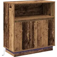 vidaXL LED-Sideboard Altholz 71 x 34,5 x 75 cm Holzwerkstoff