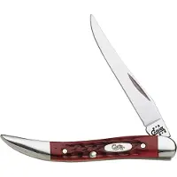 Case Knives Case Small Texas Toothpick Worn Old Red Bone, 00792, 610096 rostfrei, Taschenmesser