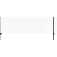 vidaXL Sechseckzaun mit Pfosten 50 x 0,8 m PVC-beschichteter Stahl