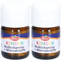 Abtei 2x Kinder Multivit.+ Mineralst. 2x75 St Schmelztabletten
