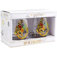 Paladone HARRY POTTER - Blason de Poudlard - Set de 2 verres