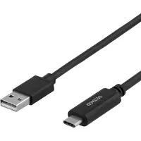Deltaco USB2.0 cable Typ A - C 1m black
