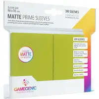 GameGenic Matte PRIME Sleeves Lime
