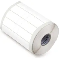 Brady BPT-6-8423-2.5, Polyester, Weiss, 38.10 x 19.05 mm, permanent, 2-bahnig (2500 E.)