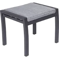 LC Garden Bondino II Dining Hocker Aluminium/Polyester Dunkelgrau