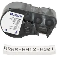 Brady MC1-375-7641, Low Smoke Zero Halogen PermaSleeve, Polyolefin, Schwarz auf Weiss, 16.40 mm x 2