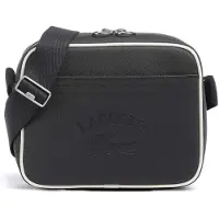 Lacoste Umhängetasche Reporter Bag Abimes Farine schwarz