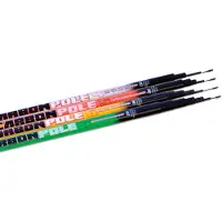 LINEAEFFE Carbon Stipprute Rot,Silber 6.00 m / 25 g Rot,Silber 6.00 m
