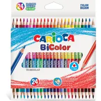 Carioca zweifarbig Buntstifte - 24 st. - Mehrfarbig - - One Size - Buntstiftsets