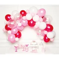 IPK Arche aus Luftballons Rosa und Weiss