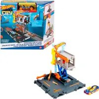Hot Wheels City Downtown Sortiment, Geschenk für Kinder im Alter von 4 bis 8 Jahren, Spielfahrzeugspur, 4 Jahr(e), Kunststoff, Mehrfarbig