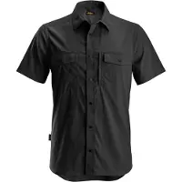Snickers Workwear Snickers LiteWork kurzarm Hemd - Schwarz 103 L