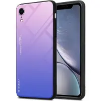 Cadorabo TPU 2 Farben Glas Cover