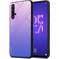Cadorabo TPU 2 Farben Glas Cover