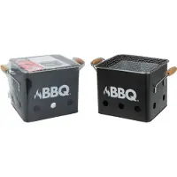 BBQ Cube | Mini-Barbecue | Mattschwarz - 18x15xH15cm