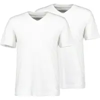 Tom Tailor 1037738 Kurzarm-t-shirt Mit V-ausschnitt 2 Einheiten